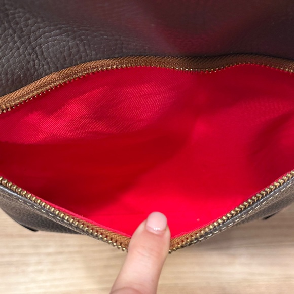 Dooney & Bourke Crossbody Taupe and Tan Leather - Picture 5 of 16